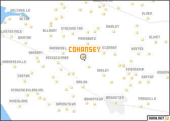 map of Cohansey