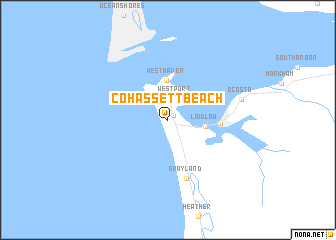 map of Cohassett Beach