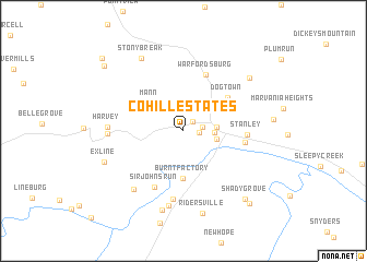 map of Cohill Estates