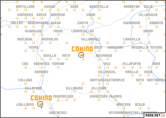 map of Cohiño