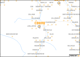 map of Cohiño