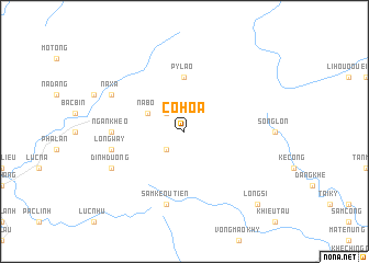 map of Co Hoa