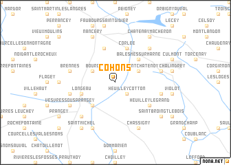 map of Cohons