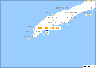 map of Cohoon Ridge