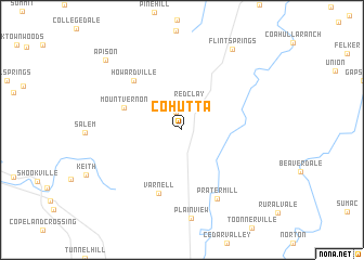 map of Cohutta