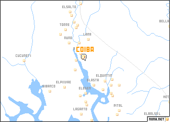 map of Coiba