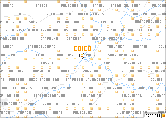 map of Coiço