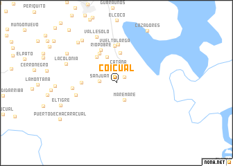 map of Coicual