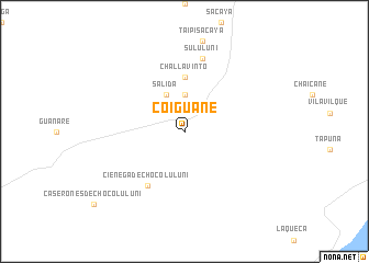 map of Coiguane
