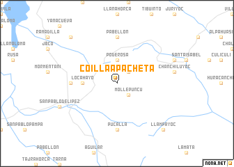 map of Coillaapacheta