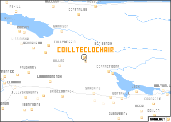 map of Coillte Clochair