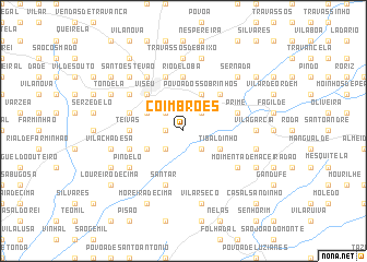 map of Coimbrões