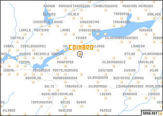 map of Coimbró