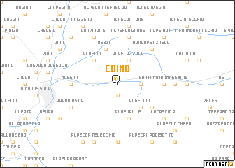 map of Coimo