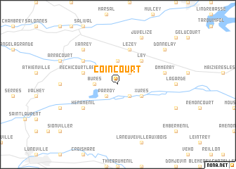 map of Coincourt