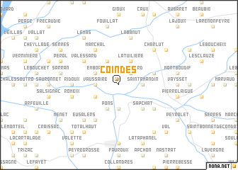 map of Coindes