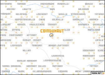 map of Coin du Haut