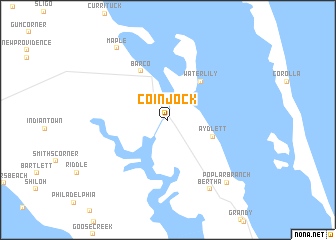 map of Coinjock