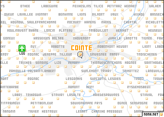 map of Cointe