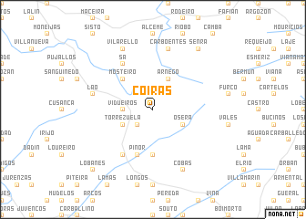 map of Coiras