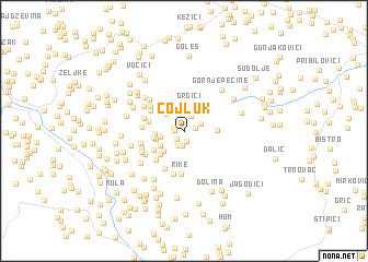 map of Čojluk