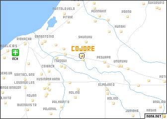 map of Cojore