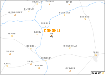 map of Çokaklı