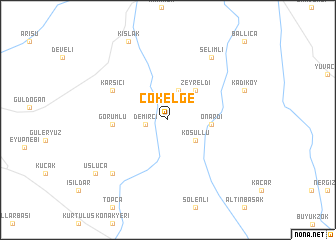 map of Çökelge