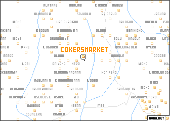 map of Cokers Market