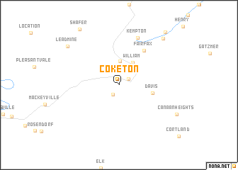 map of Coketon