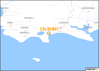 map of Colac Bay