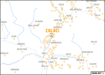 map of Colaci