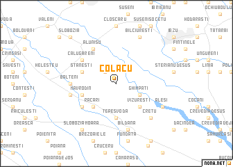 map of Colacu