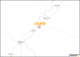 map of Colado