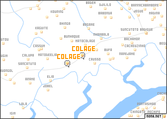 map of Colage