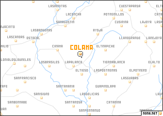 map of Colama