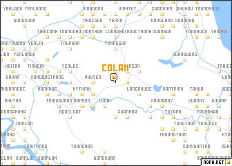 map of Cô Lãm