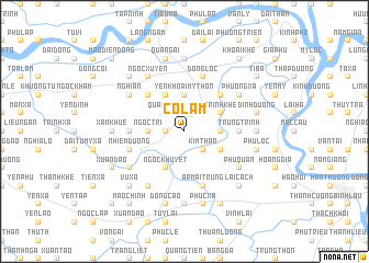 map of Cổ Lẫm