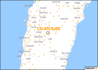 map of Colancojan
