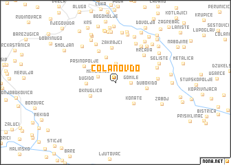 map of Čolanov Do