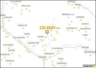 map of Colasay