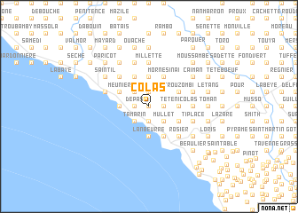 map of Colas