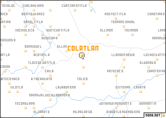 map of Colatlán