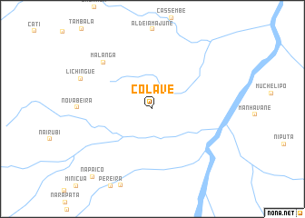 map of Colave