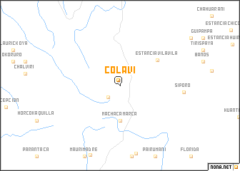 map of Colavi