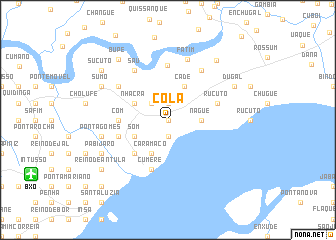 map of Cola