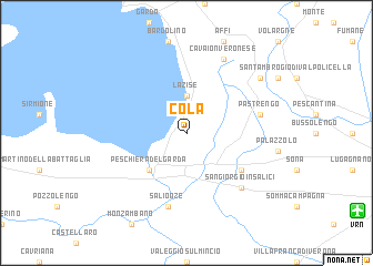 map of Colà