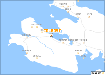 map of Colbost