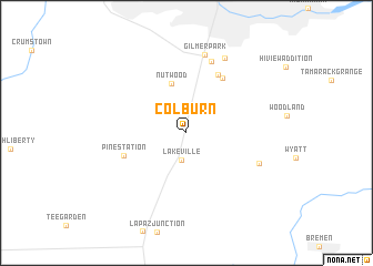 map of Colburn