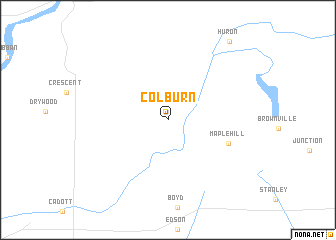 map of Colburn